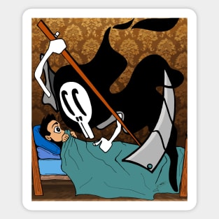 sleep paralysis with soul reaper ecopop Sticker